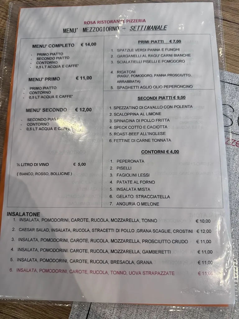 Menu_Rosa Ristorante Pizzeria_Conselve_image_1