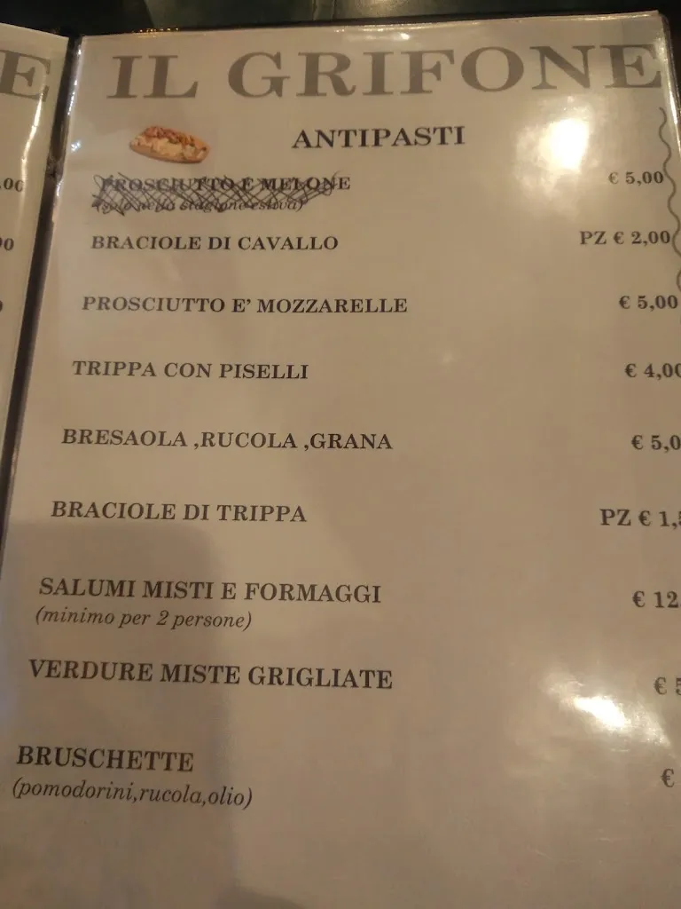 Menu_Pizzeria Il Grifone_Palo del Colle_image_1