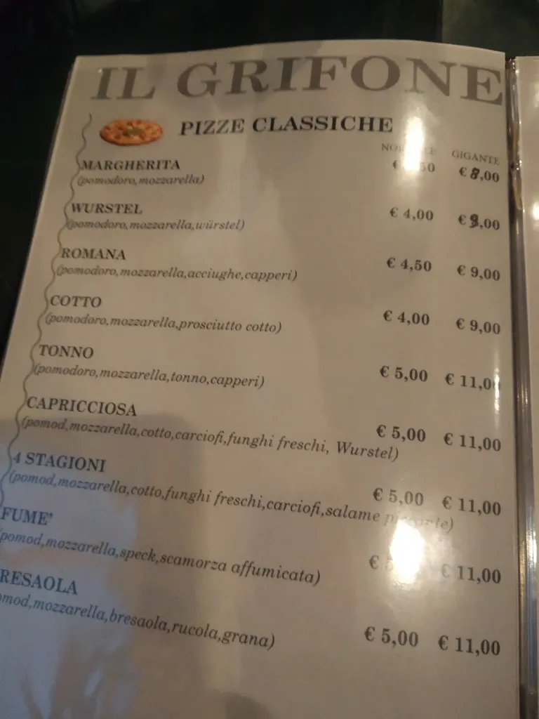 Menu_Pizzeria Il Grifone_Palo del Colle_image_3