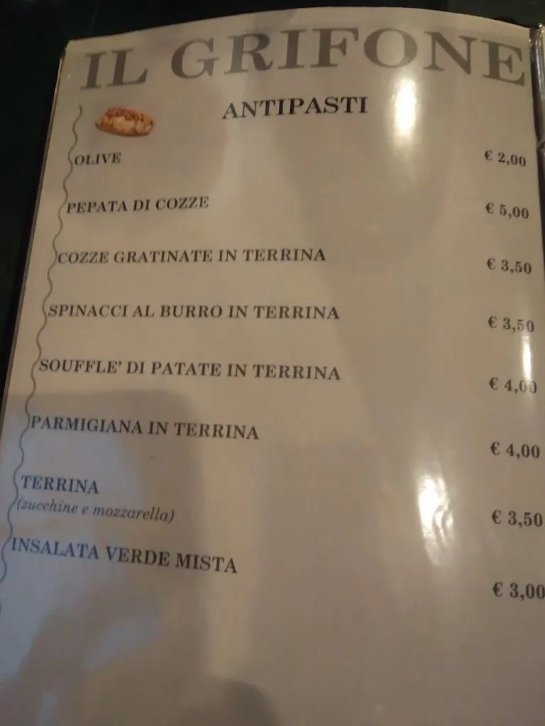 Menu_Pizzeria Il Grifone_Palo del Colle_image_4