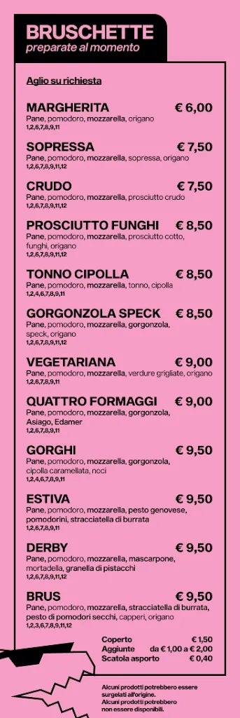 Menu_BRUS BIRRERIA BRUSCHETTERIA_Creazzo_image_1
