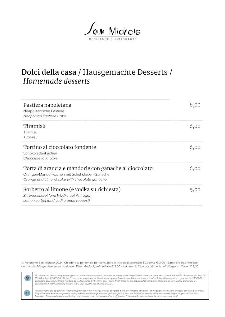 Menü_Ristorante San Michele_Costermano_Bild_3