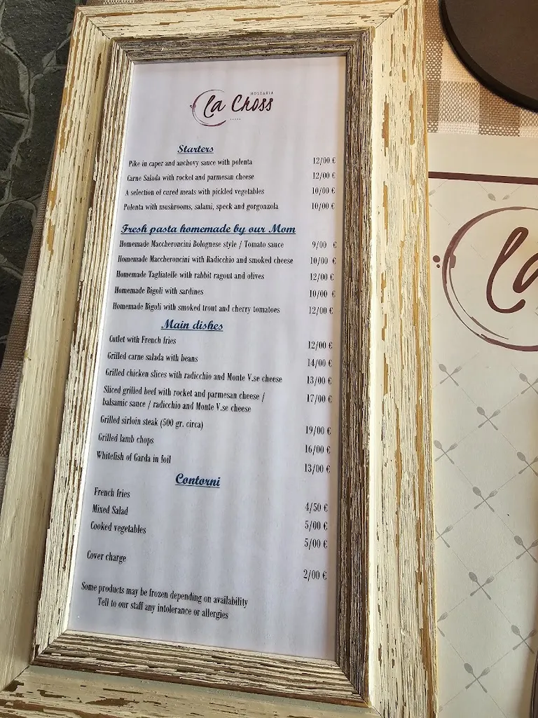 Menu_Hostaria La Cross_Costermano_immagine_4