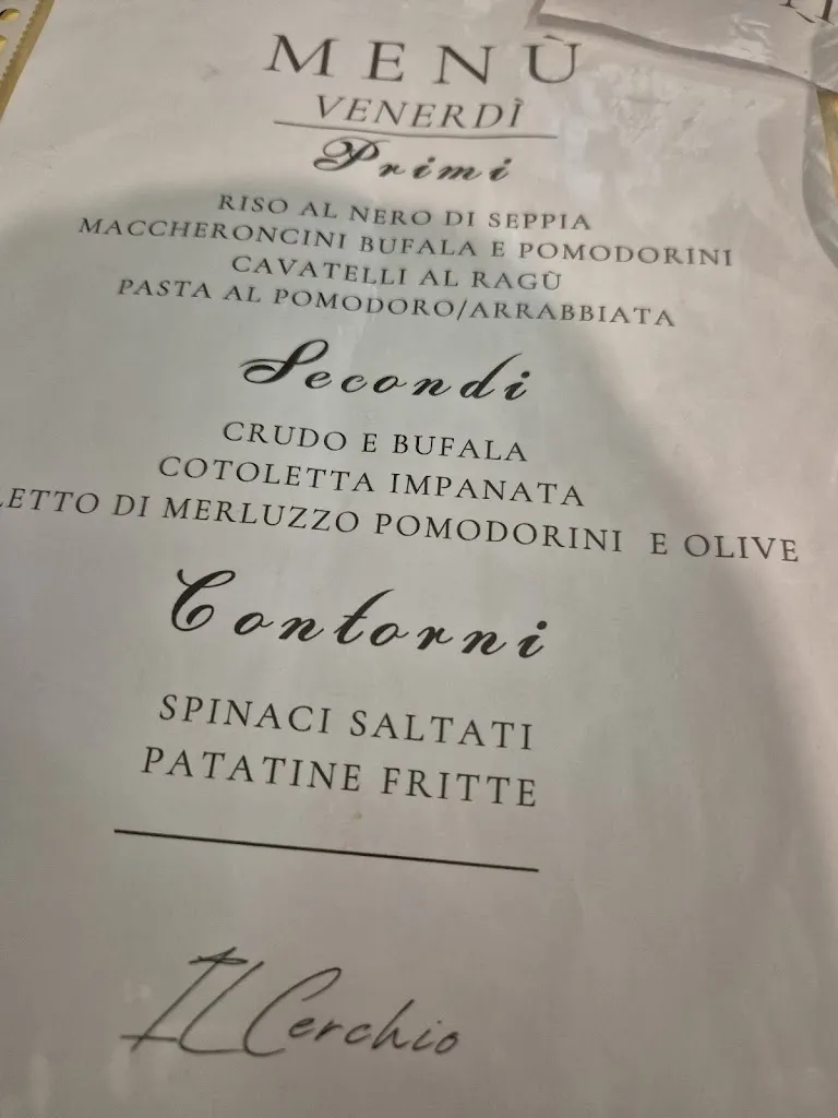 Menu_Pizzeria Ristorante Il Cerchio_Cerchio_immagine_3