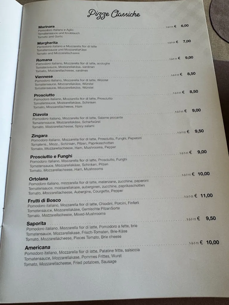Menu_Ristorante Pizzeria 