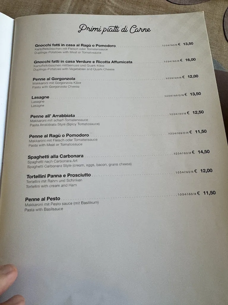 Menu_Ristorante Pizzeria 