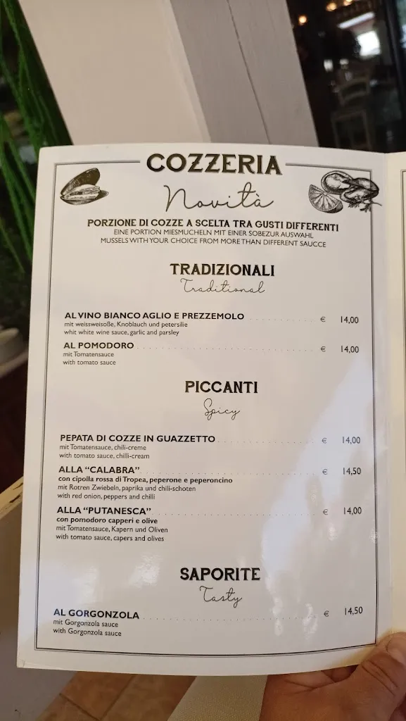 Menü_Terrace Grill Restaurant Pizzeria_Crepaldo_Bild_3