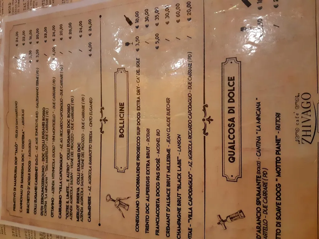 Menu_Cafè Zhivago_Due Carrare_image_2