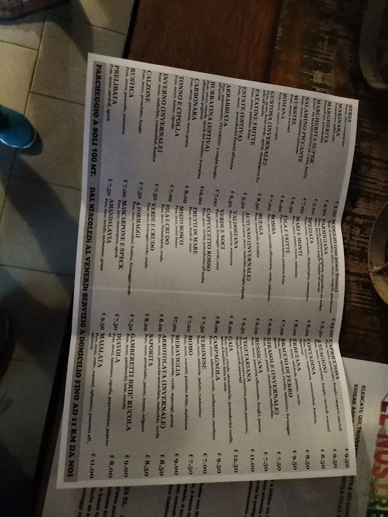 Menu_Pizzeria Trattoria La Bussola_Erbè_image_1