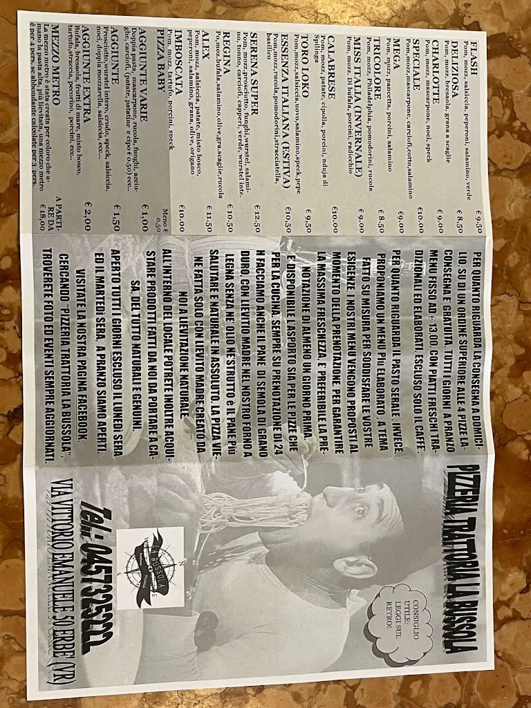 Menu_Pizzeria Trattoria La Bussola_Erbè_image_2