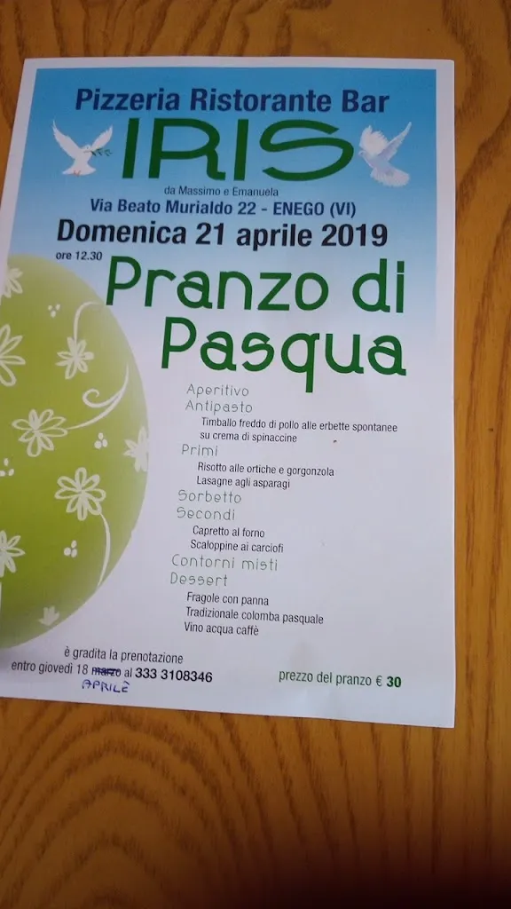 Menu_Pizzeria Iris_Enego_image_2