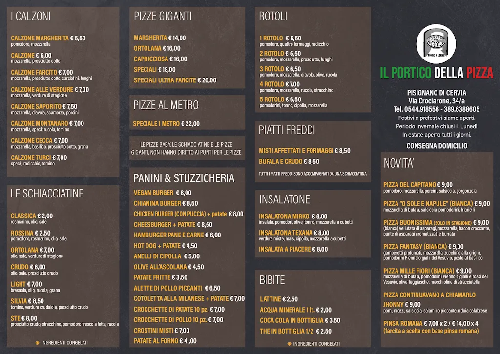 Menu_Il Portico Della Pizza a Pisignano_Pisignano_immagine_1
