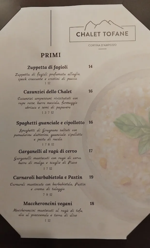 Menu_Chalet Tofane_Cortina d'Ampezzo_image_3