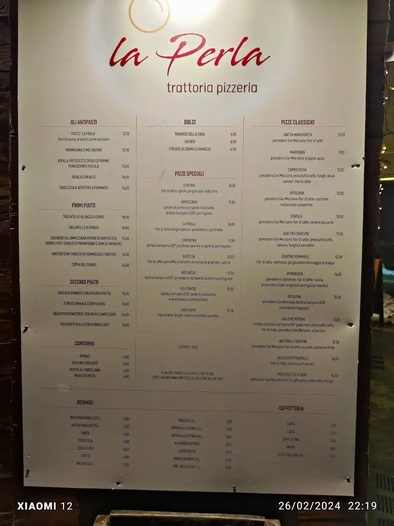 Menu_La Perla_Cortina d'Ampezzo_image_2