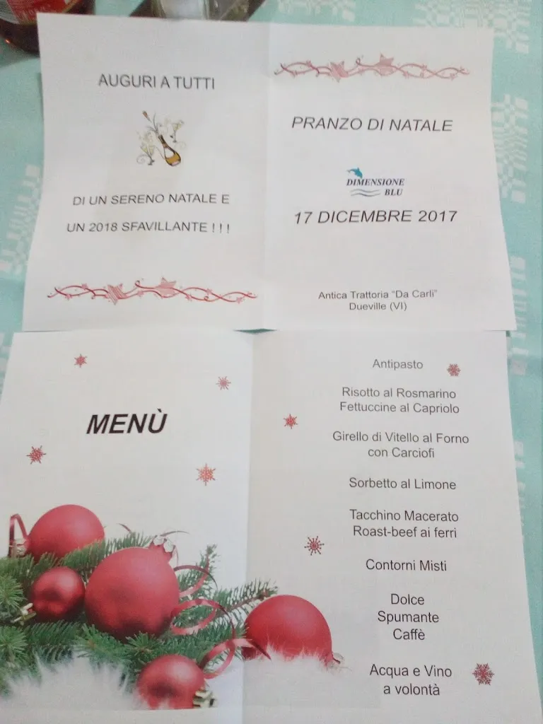 Menu_Ancient Trattoria Da Carli_Dueville_image_1