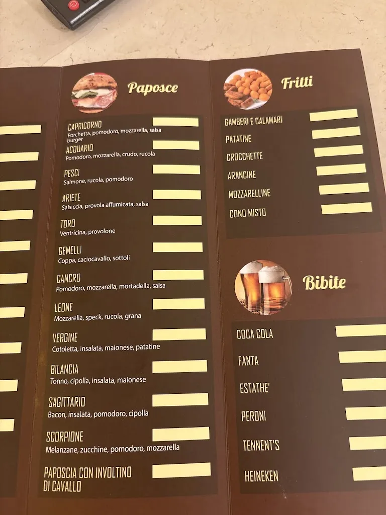 Menu_PIZZERIA - TRATTORIA Lo Zodiaco | Poggio Imperiale_Poggio Imperiale_immagine_1