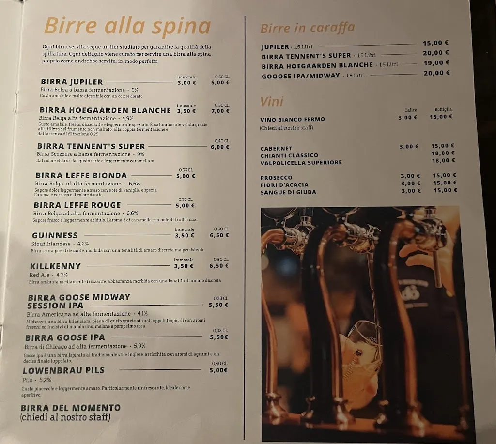 Menu_Fadò Irish Pub_Dueville_image_1