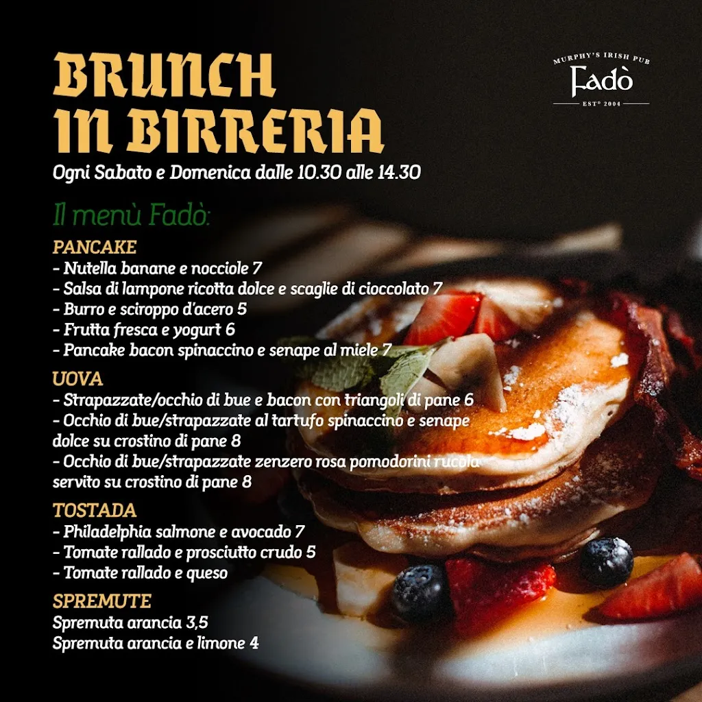 Menu_Fadò Irish Pub_Dueville_image_4