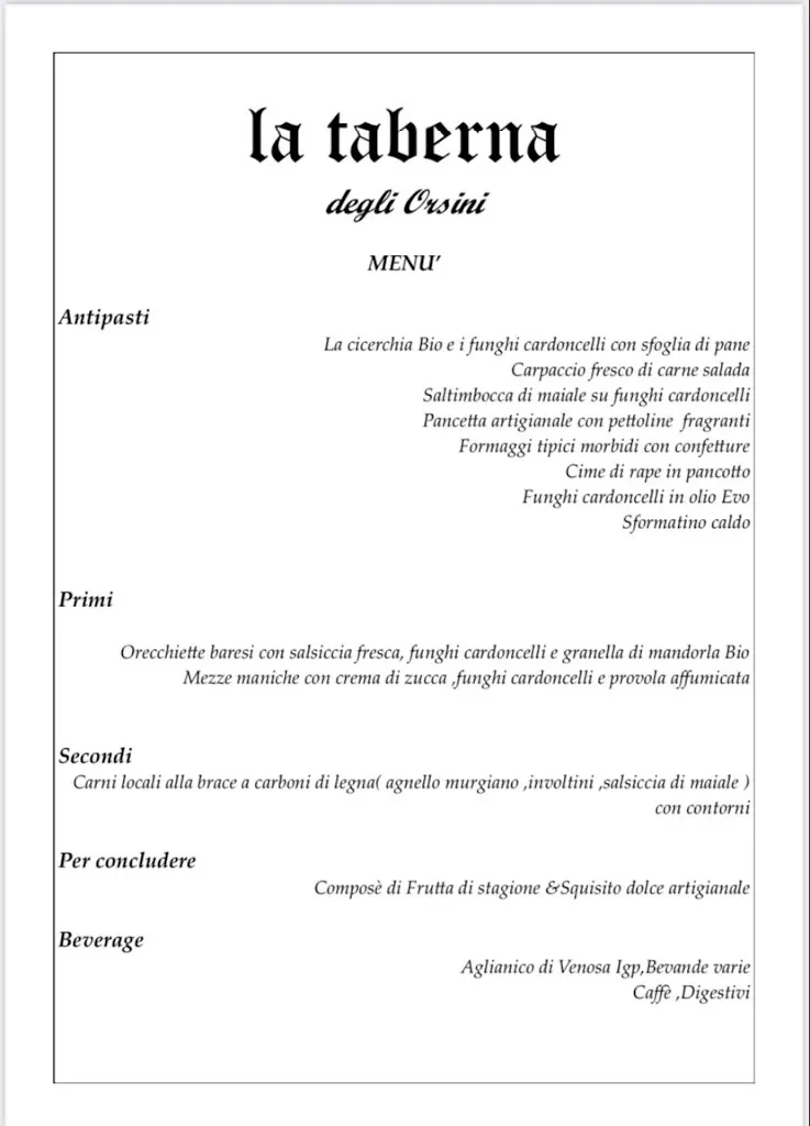 Menu_La Taberna Degli Orsini_Poggiorsini_image_1