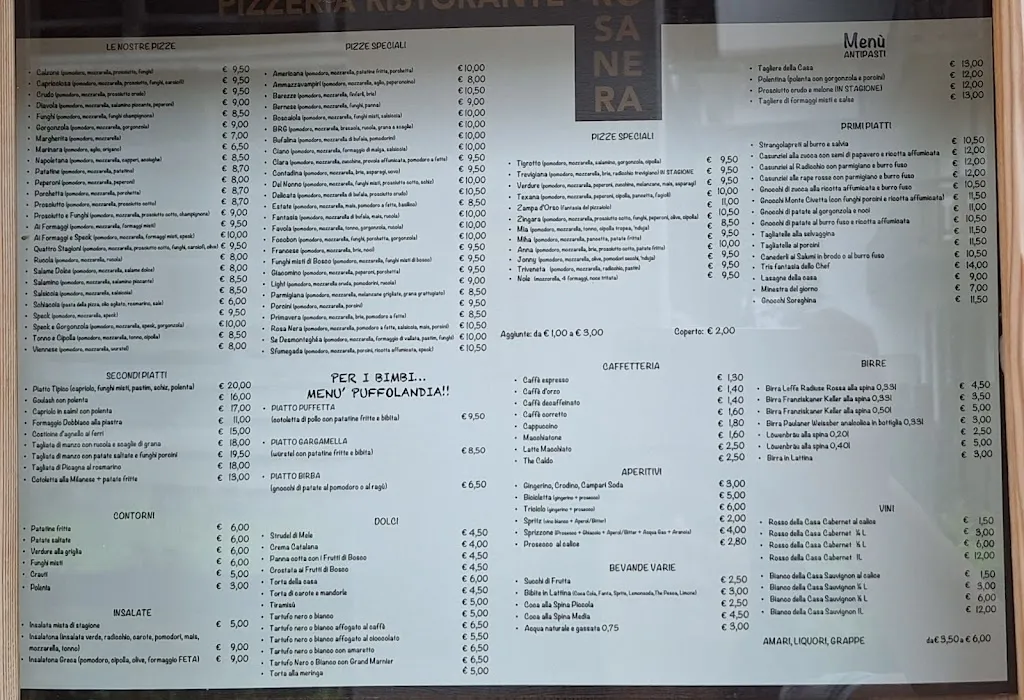 Menu_Ristorante Pizzeria Rosa Nera_Falcade Alto_image_1