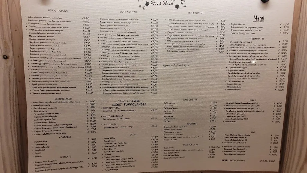 Menu_Ristorante Pizzeria Rosa Nera_Falcade Alto_image_2