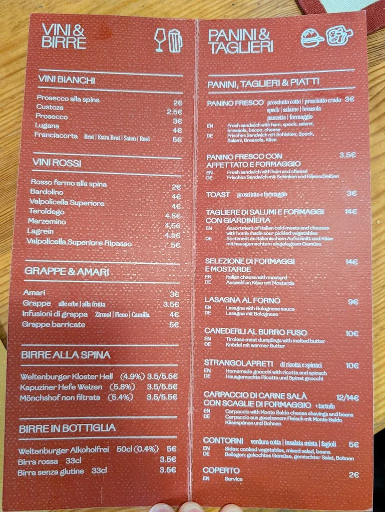 Menu_Chalet Novezza_Ferrara di Monte Baldo_immagine_1