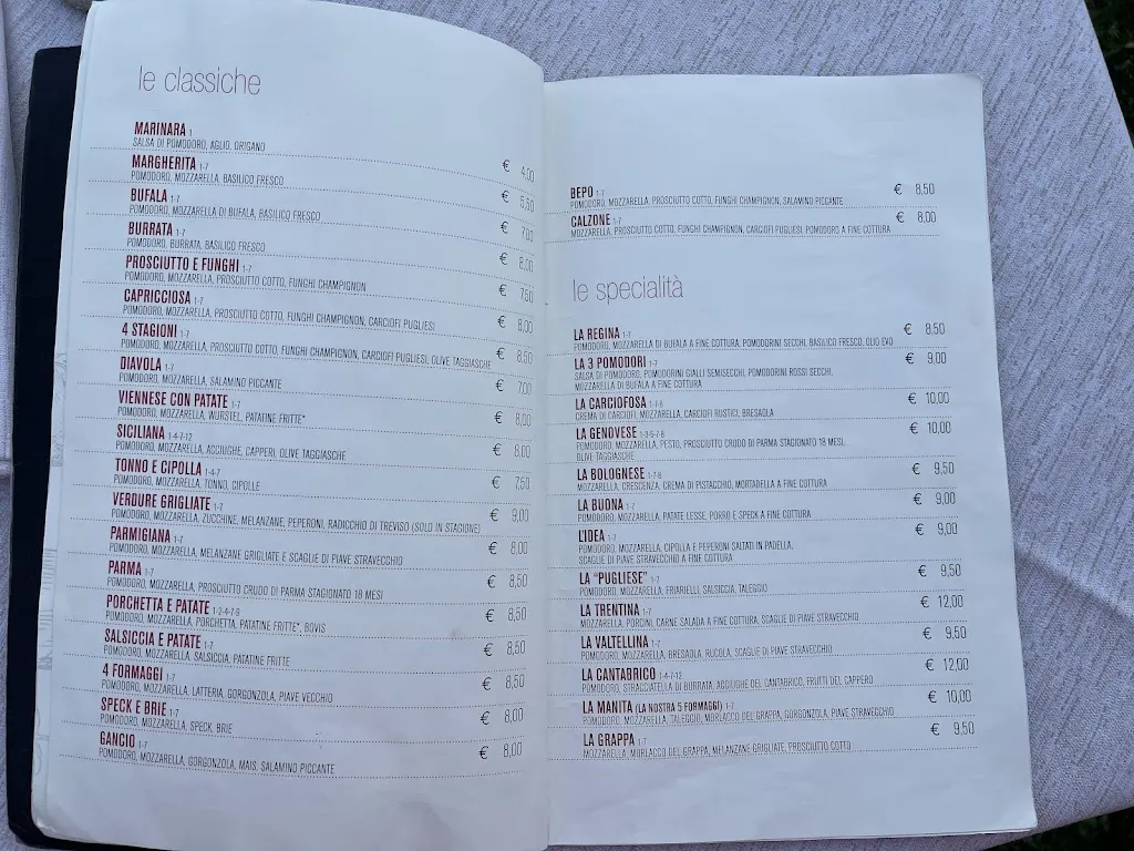 Menu_Ristorante Pizzeria Case Rosse_Feltre_image_3