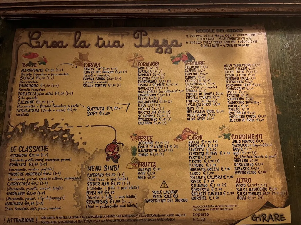 Menu_Ristorante Pizzeria Locanda al Cacciatore_Feltre_image_2