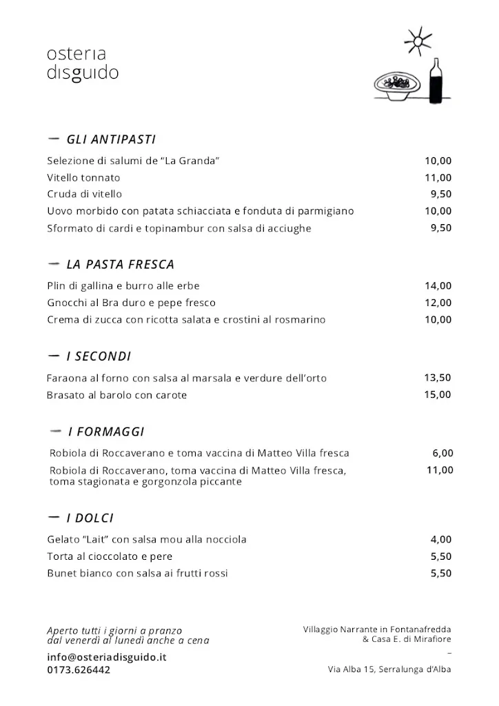 Menu_Disguido Osteria di Ugo Alciati_Fontanafredda_image_1