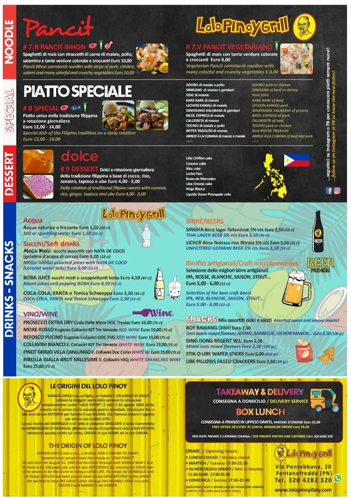 Menu_LOLO PINOY GRILL Italy_Fontanafredda_immagine_1
