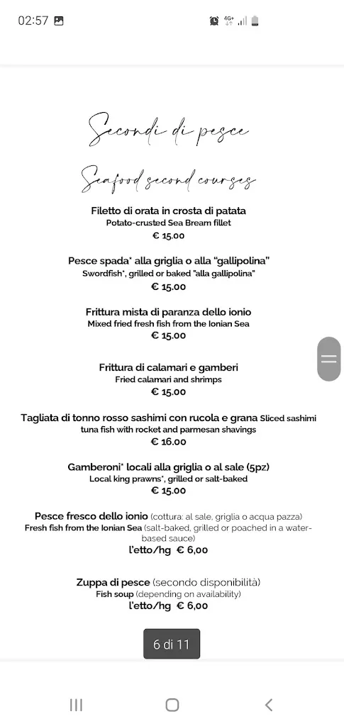 Menu_Ristorante Almanegra Porto Cesareo_Porto Cesareo_image_1