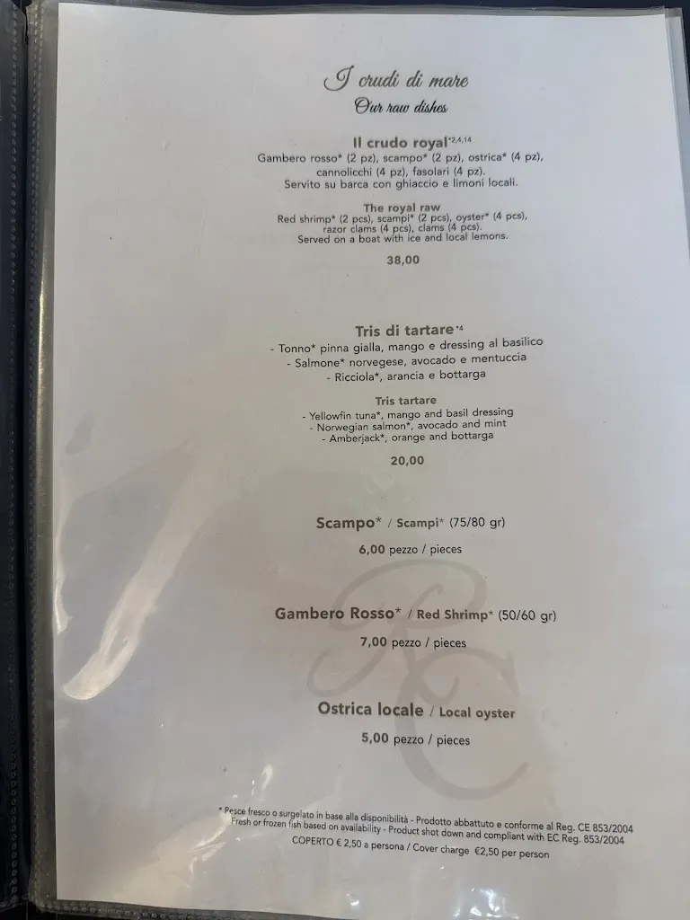 Menu_Ristorantino del Corso_Porto Cesareo_image_3