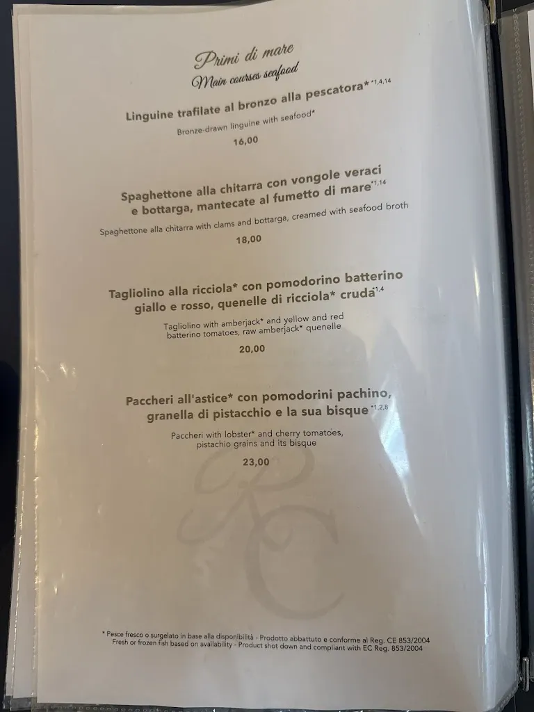 Menu_Ristorantino del Corso_Porto Cesareo_image_4