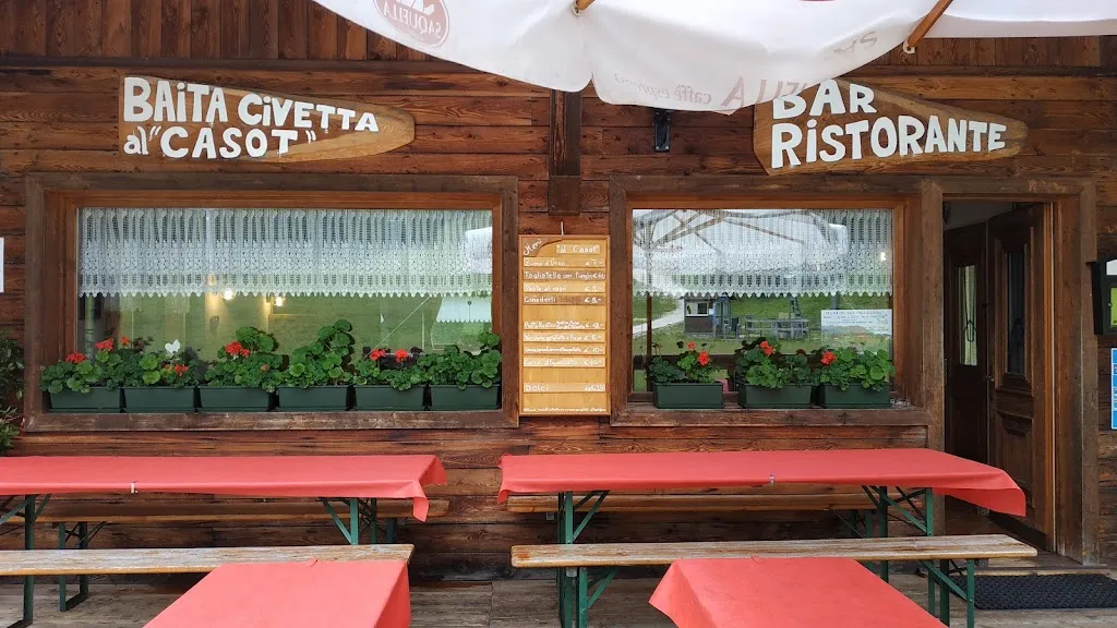 Baita Civetta al casot restaurant in Forno di Zoldo