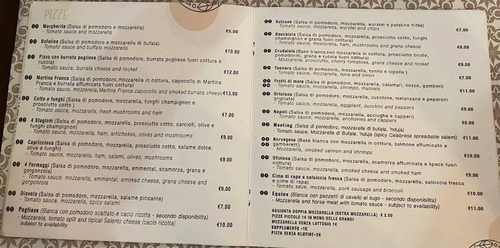 Menu_Meeting Trattoria Pizzeria_Porto Cesareo_image_3