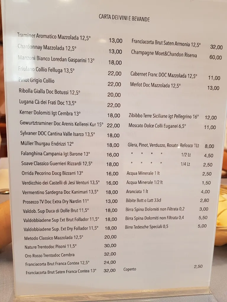 Menu_Trattoria Bar Da Luisa_Fossalunga_image_1