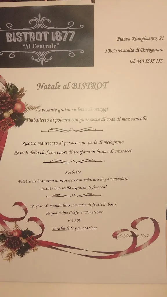 Menu_Bistrot 1877 - Al Centrale 2.0_Fossalta di Portogruaro_image_1