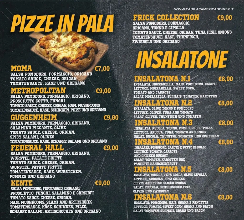 Menu_Cadilac American Diner Fossalta di Portogruaro_Fossalta di Portogruaro_image_3