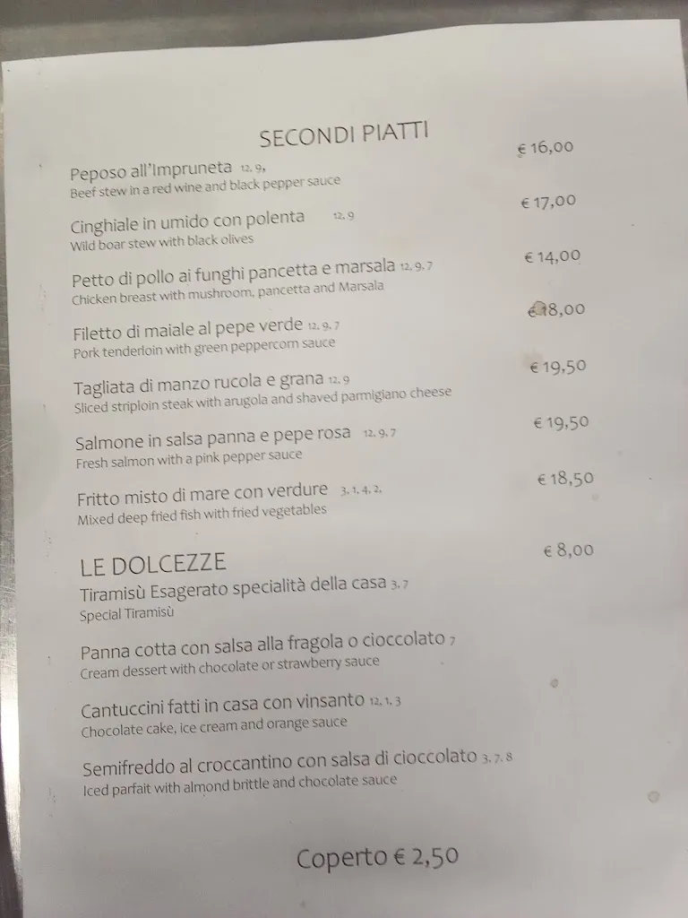 Menü_Bottega della Cucina_Fossò_Bild_1