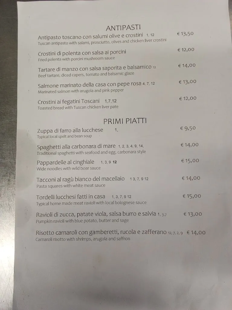 Menü_Bottega della Cucina_Fossò_Bild_2