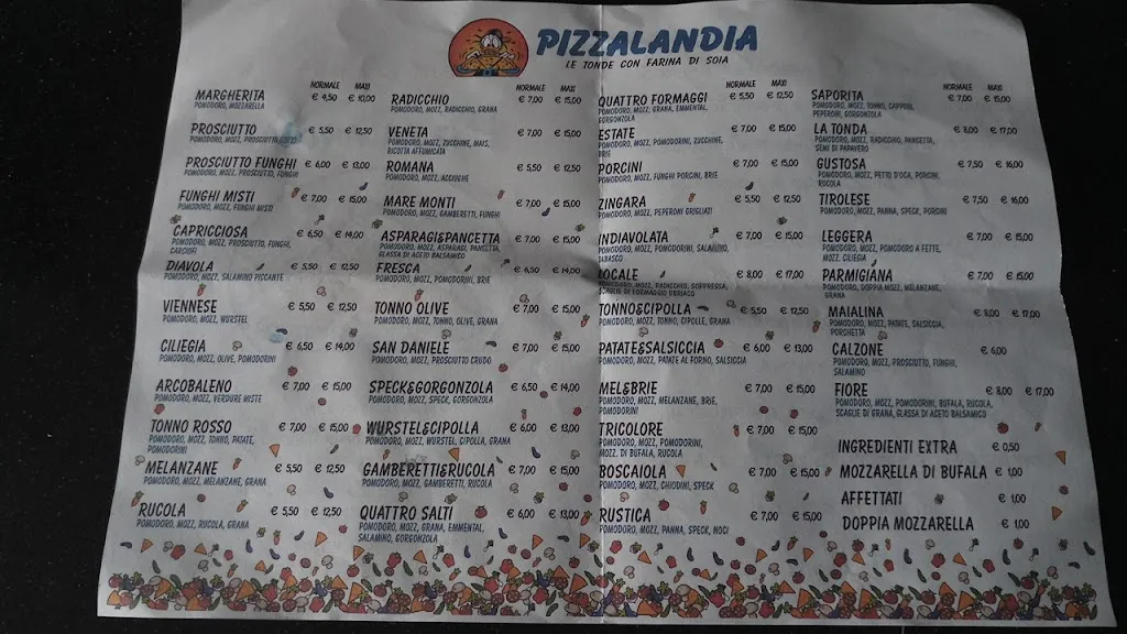 Menu_Pizzalandia Francenigo_Francenigo_image_3