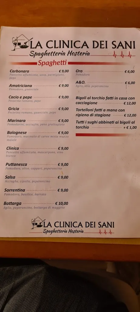 Menu_Osteria e Spaghetteria Rovigo - La Clinica dei Sani_Frassinelle Polesine_immagine_2