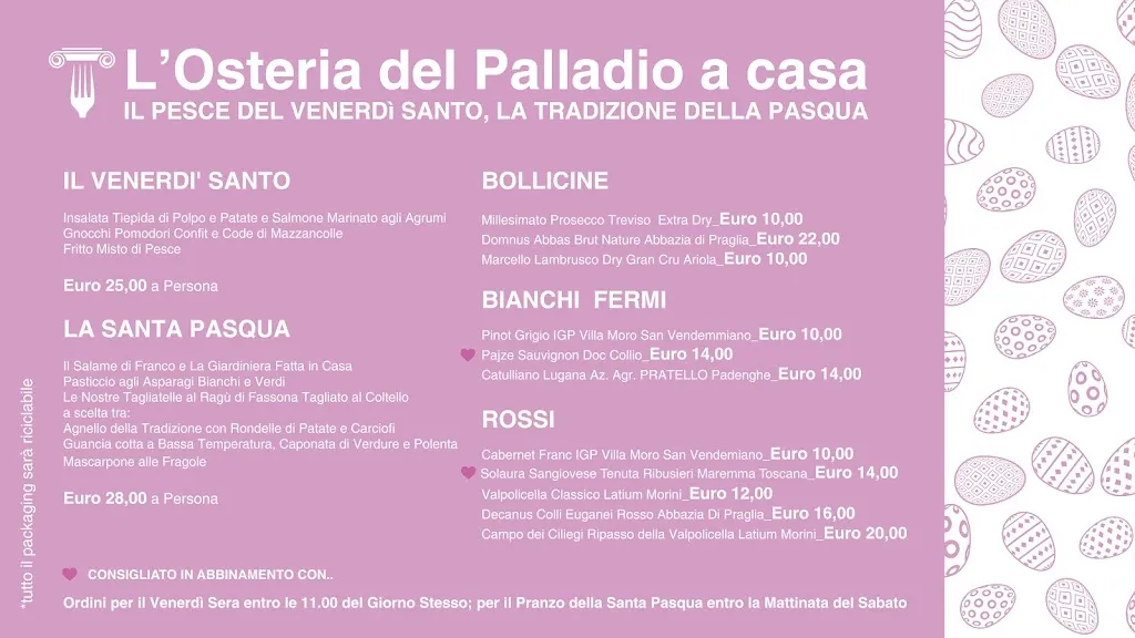 Menu_Ristorante Palladio Osteria Dal 1900_Fratta Polesine_image_1