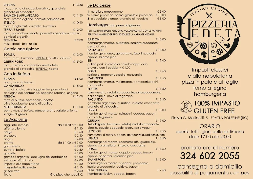 Pizzeria Veneta restaurant in Fratta Polesine