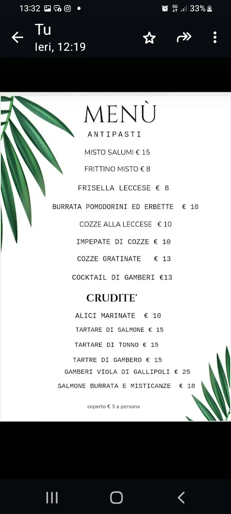 Menu_Maestrale Bistrot_Porto Cesareo_image_3