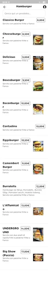 Menu_Underground_Porto Cesareo_image_2