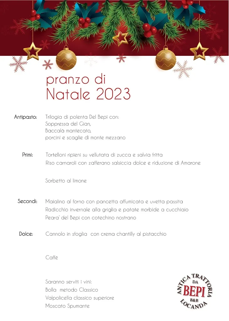 Menu_Antica Trattoria Da Bepi_Fumane_image_1