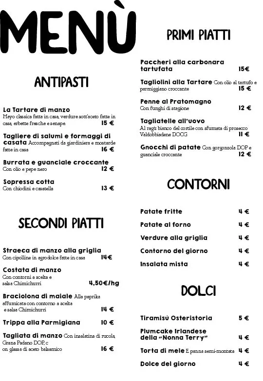 Menu_Osteristoria BaBau_Fossalta di Piave_image_1