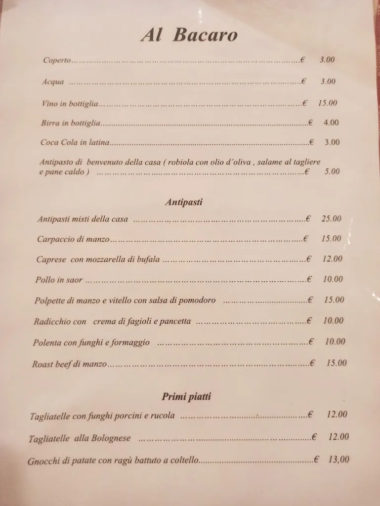 Menu_Al Bacaro Ristorante_Fossalta di Piave_immagine_3