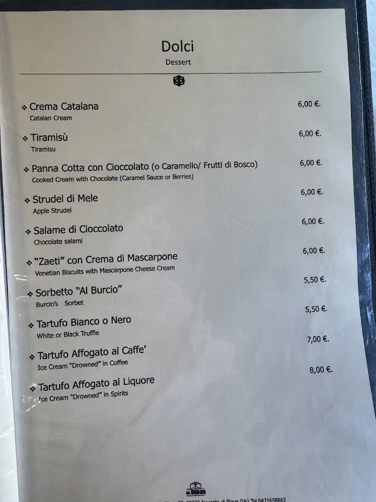 Menu_Ristorante al Burcio_Fossalta di Piave_image_2